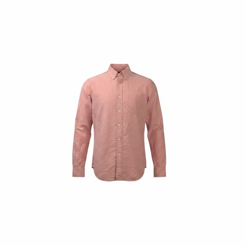 J.Crew Oxford Button Down Shirt Mens M Red/Pink Long Sleeve Casual Classic NWT